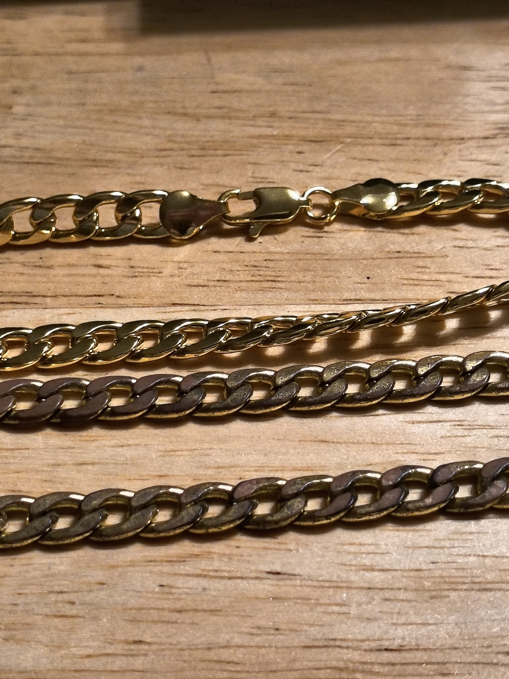 Gold Chain for Men With Matching Bracelet - Polished Gold